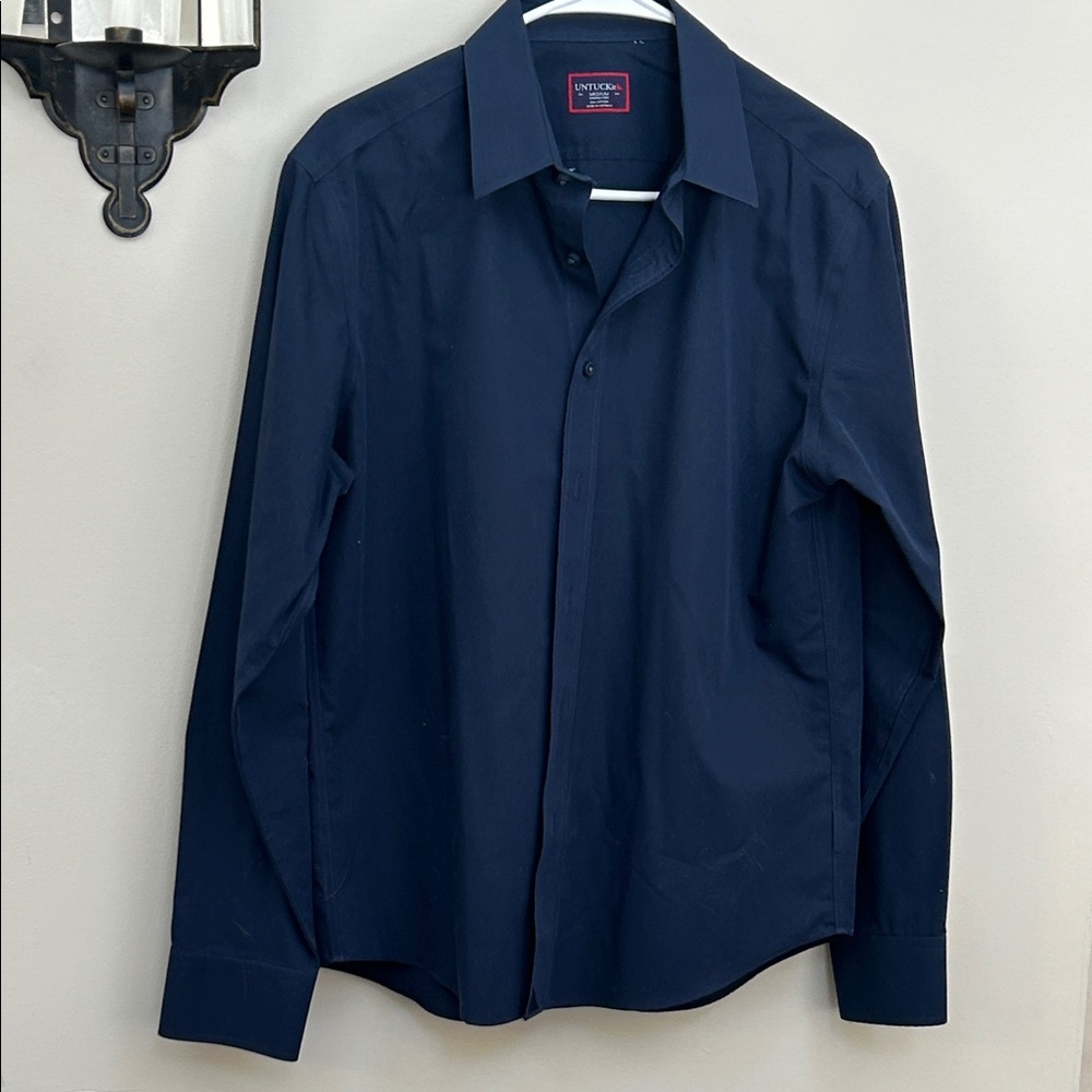 UNTUCKIT CASTELLO WRINKLE-FREE LONG SLEEVE M